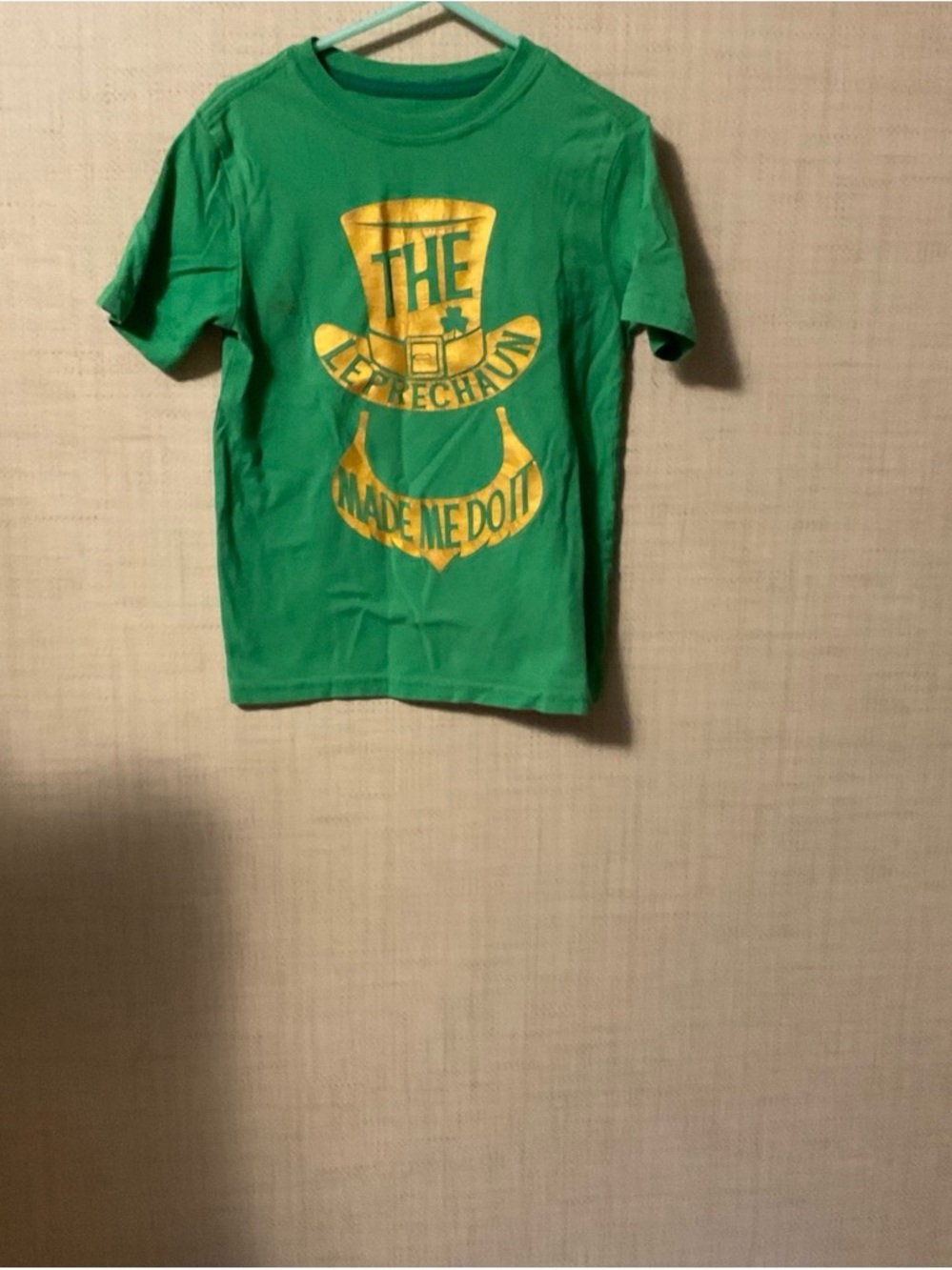 Celebrate It Green Short Sleeve Tee with Yellow Graphic